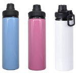 Sports bottle - Stainless steel - White