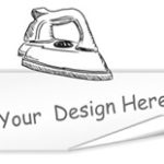 Iron on label